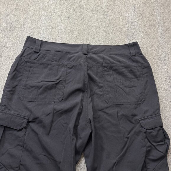 Under Armour Cargo Pants Men 40 x 32 Black Nylon Performance Adjustable Ankle - Picture 8 of 16